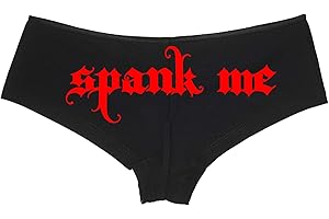 Spank Me Goth Font Boyshort Submissive BDSM
