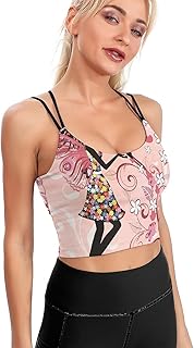Flower Butterfly Fairy フェアリーバタフライ ヨガブラ スポーツブラ レディース ノンワイヤー 美背 クロスバックヨガウェア タンクトップ ブラトップ ブラジャー フィットネス ランニングブラ ダンス用 吸汗 速乾 抗菌 パット入り カップ付き ハイサポート