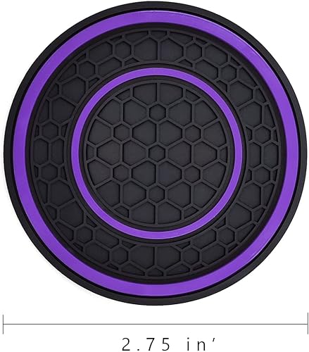 Miniatura 2 de Auprite Portavasos para automóvil, paquete de 2 posavasos universales antideslizantes para automóvil, accesorios para el interior del automóvil