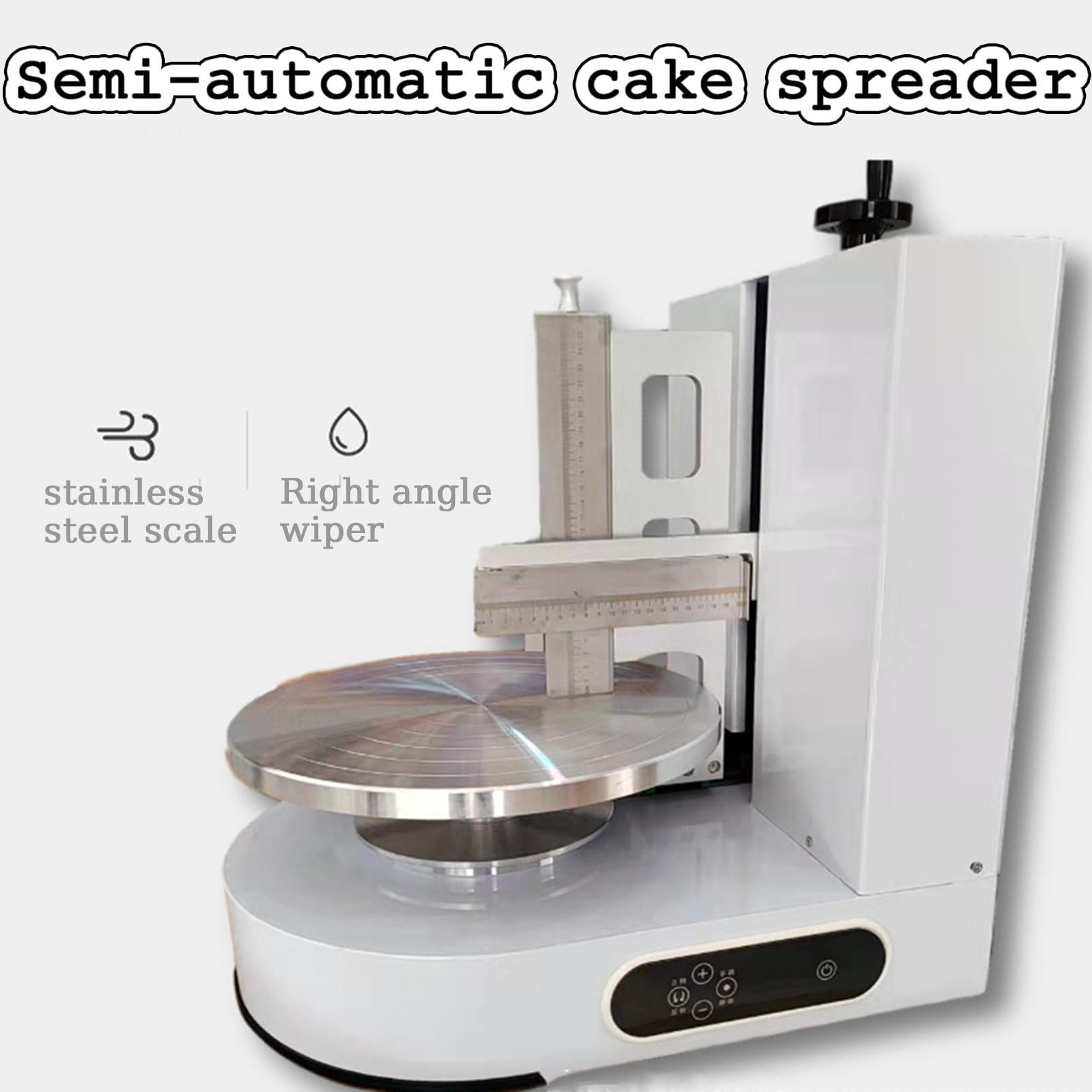 Herramienta De DecoracióN De Pasteles, MáQuina AutomáTica De Recubrimiento Suave De Crema para Pasteles De CumpleañOs, Uso para Hacer Varios Pasteles Adecuados para Todas Las Edades,Pink