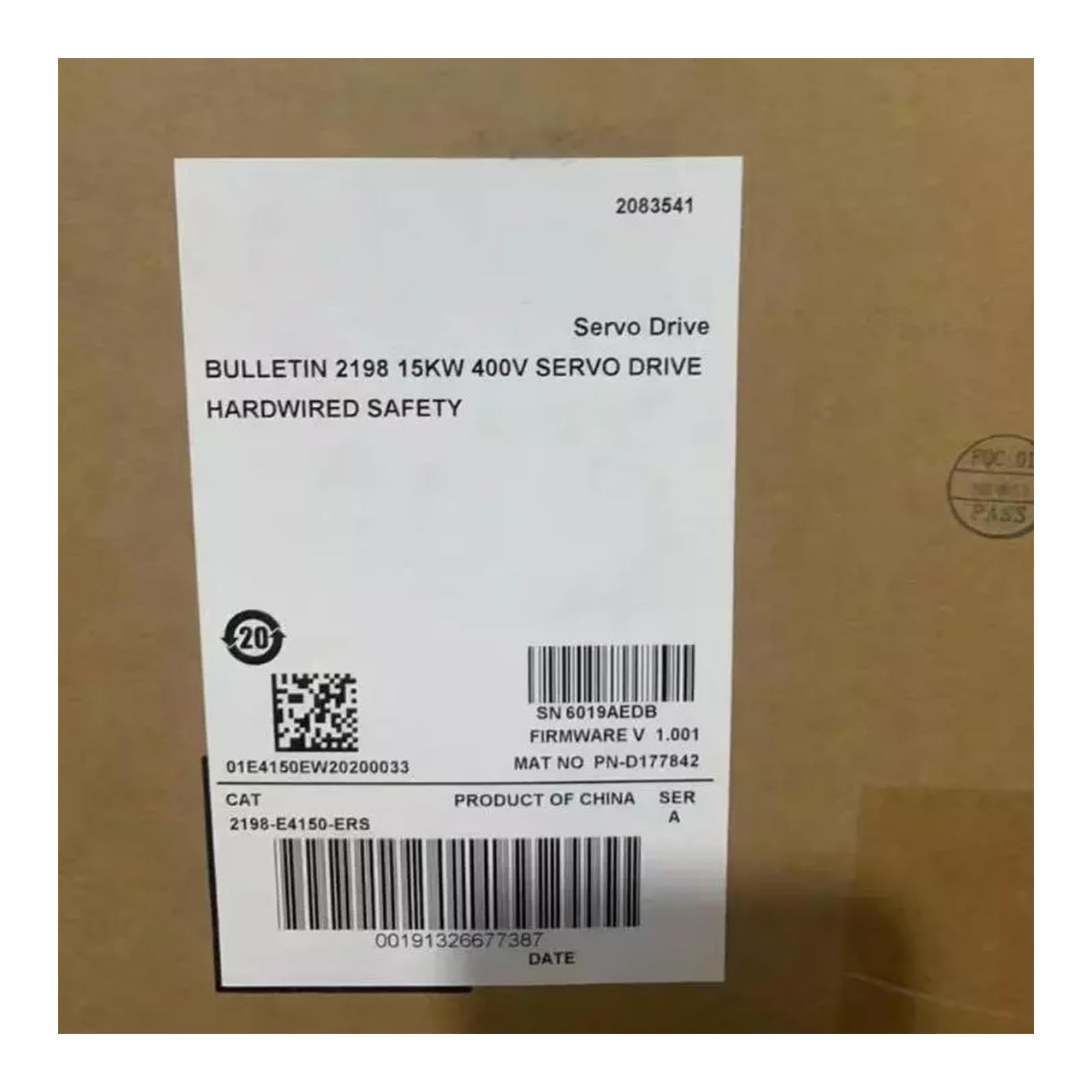 2198-E4150-ERS New and Sealed in Box 2198E4150ERS 1 Year Warranty