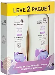 Cia da Natureza Combo Sabonete Líquido Íntimo Neutro Flor de Algodão (2x210ml)