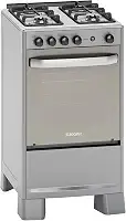 SUGGAR FOGÃO SELECT PRATA MESA DE INOX 4 BOCAS TREMPES DUPLAS FERRO FUNDIDO PORTA ESPELHADA ACENDIMENTO AUTOMÁTICO BIVOLT FGISL410PRIX