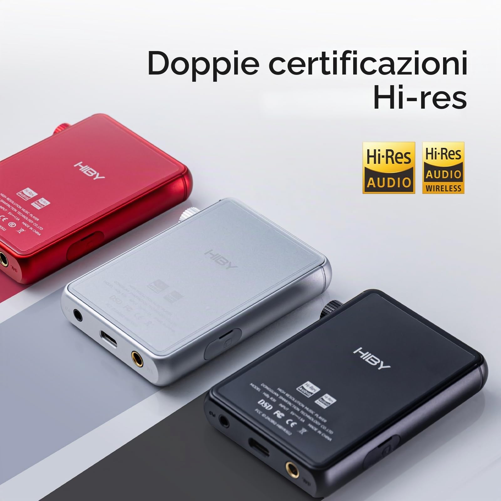 HiBy - Lettore audio Hi-Res R3 II 2025 - Doppio chip DAC, decodifica MQA, lettore Qobuz/Tidal con Bluetooth 5.1, porte 3.5mm SE/4.4mm BAL | Fino a 2TB di spazio di archiviazione espandibile