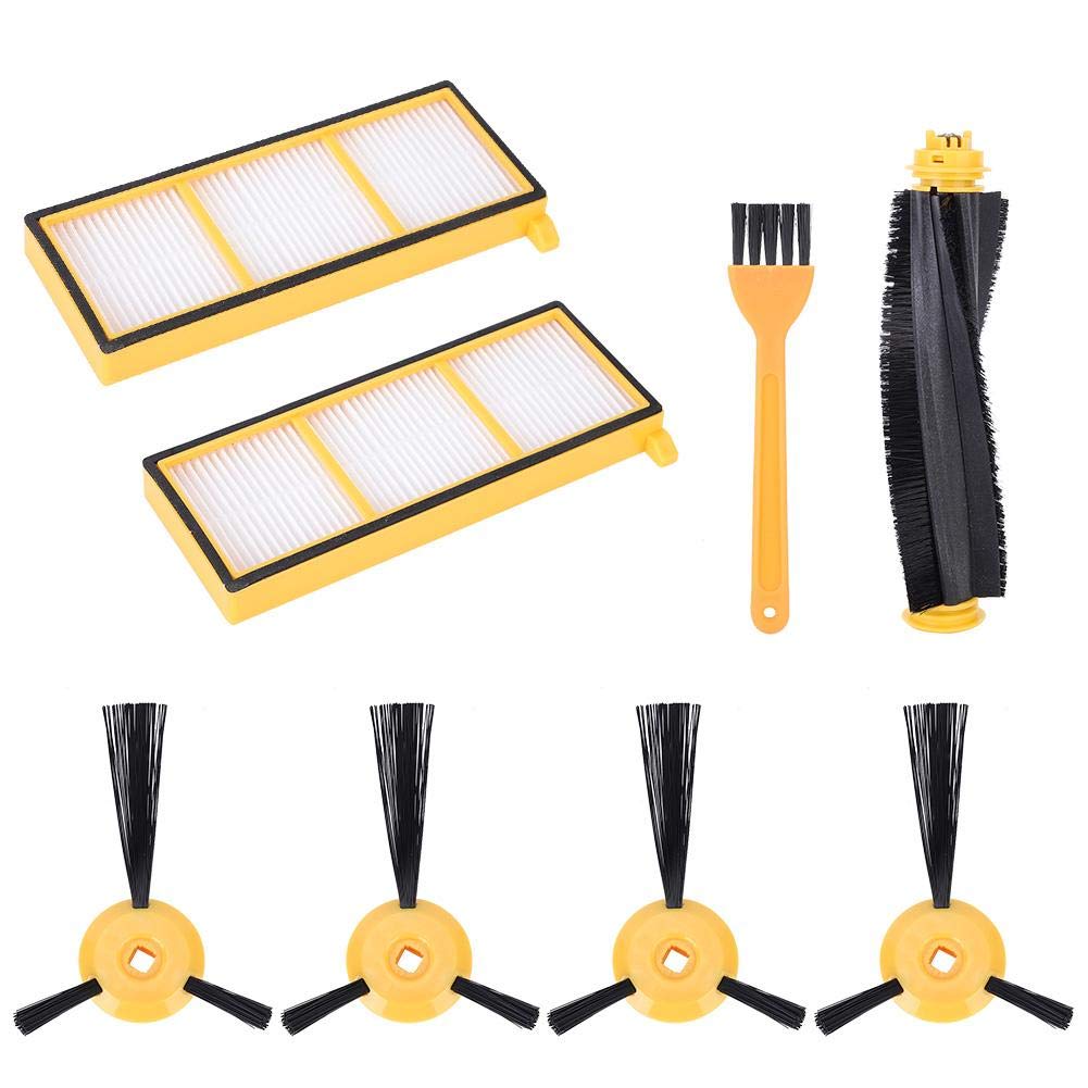Vacuum Cleaner Accessories, 8Pcs/Set Main Side Brush Filter Kit Replacement Fit for Shark RV700 RV720 RV750 RV750C RV755