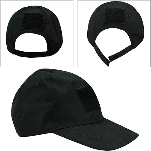 Miniatura 7 de Aoutacc Juego de máscara de malla y gorra de media cara, máscara táctica de malla plegable con protección para los oídos para pistola BB de