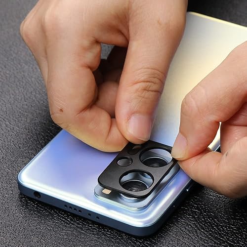 Miniatura 5 de Ibywind Protector de pantalla para Xiaomi Poco X4 GT 5G, 2 unidades, vidrio templado de dureza 9H y protector de lente de cámara, con marco