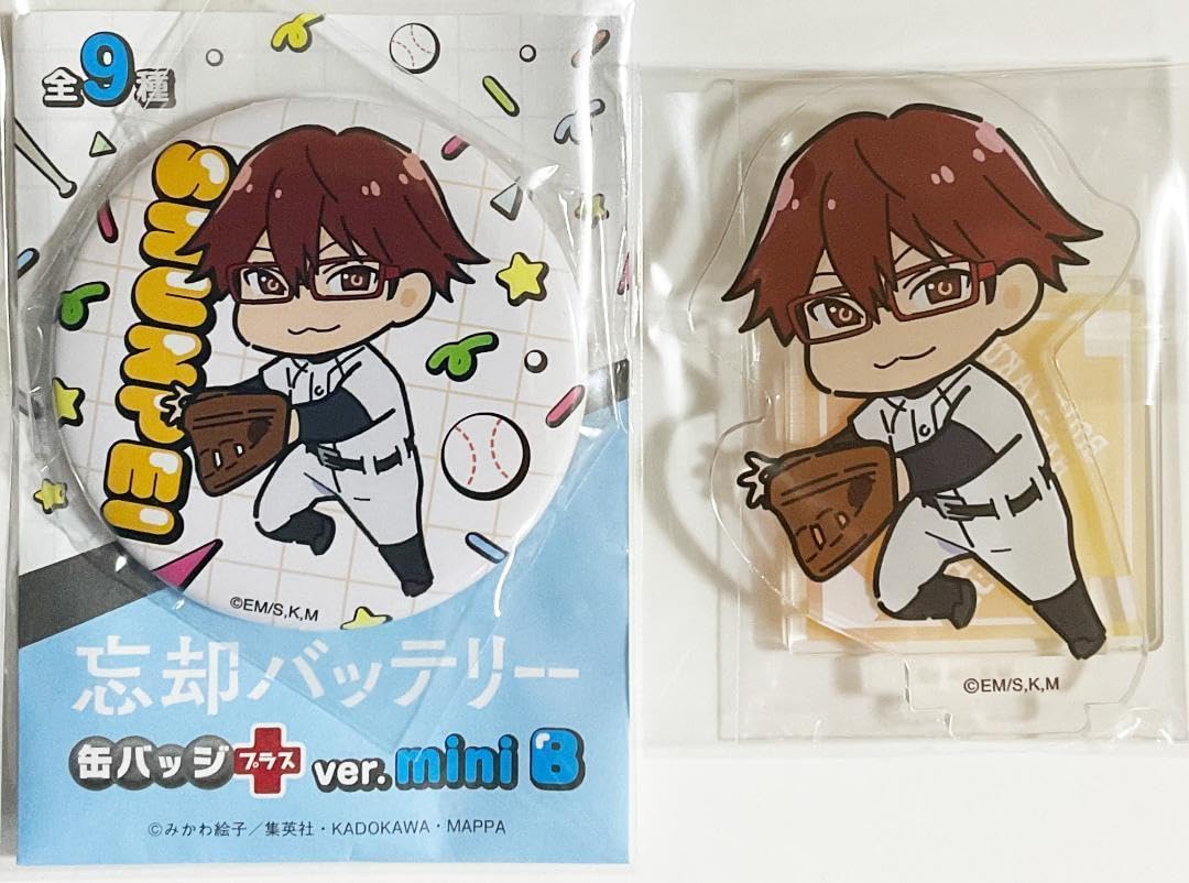 Amazon.co.jp: 忘却バッテリー アクスタ 缶バッチ ver. 千早瞬平