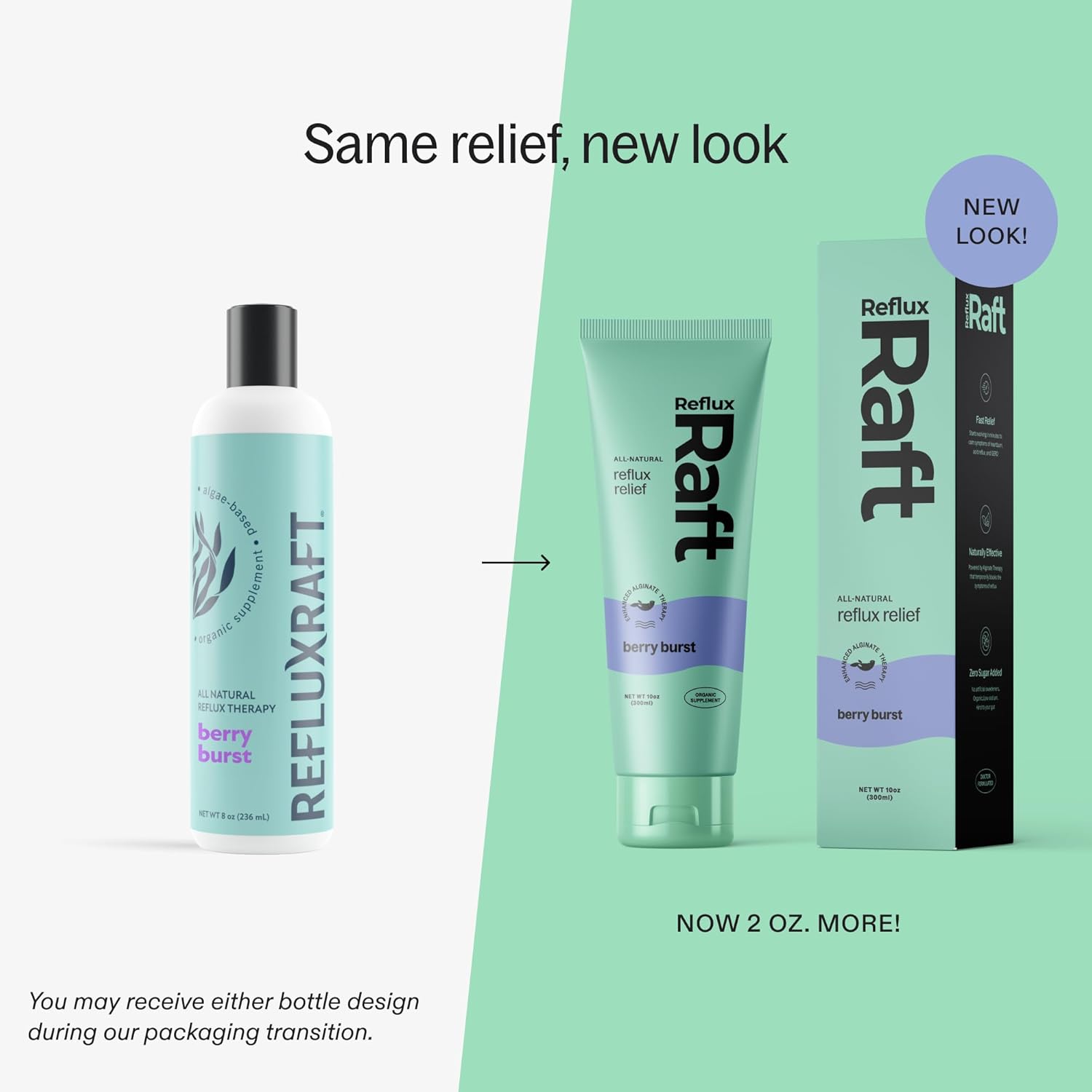 Acid Reflux Therapy with Organic Alginate, Pregnancy Safe, Fast & Long-Lasting GERD & LPR Support, Zero Sugar, Gluten-Free, Low Sodium, Berry Burst, 60 Gel Servings, 10 OZ Bottle 1 Bottle image 2 of 8 B0DJ7TXQTW