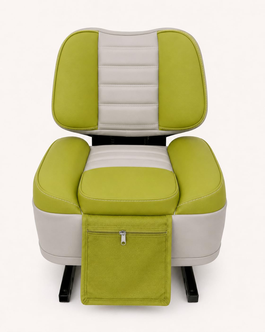 Tractor Seat Cover Universal Fit with Front Pocket, Waterproof Leather | High Density Foam, Water Resistant, Durable & Strong, Easy to Install, Breathable Material-image-49