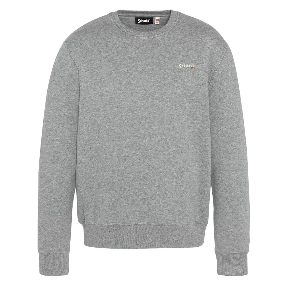 Schott NYC Swcasual1 Sweatshirt, Grey, S