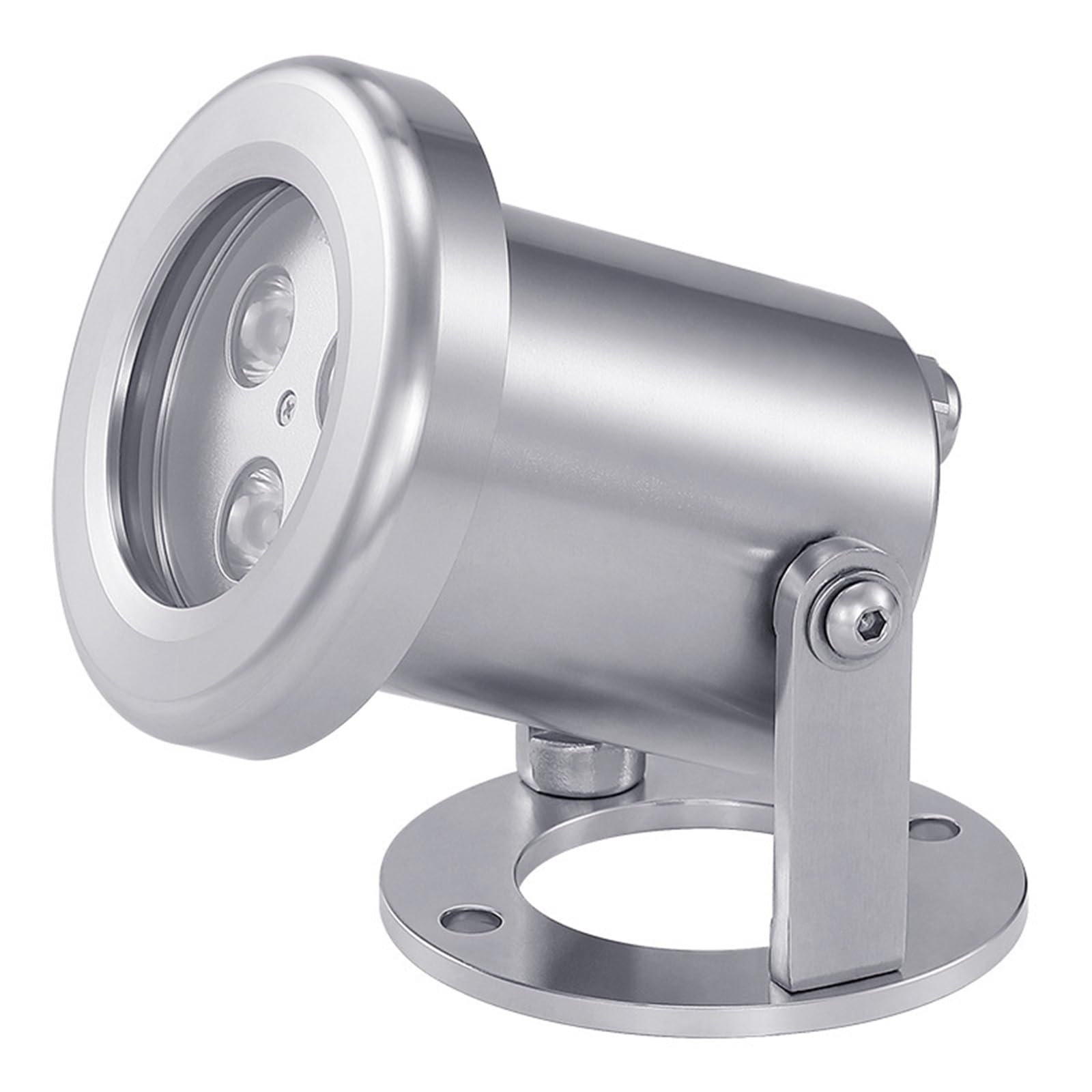 DIGNIFE Pool Lights, LED Underwater Spotlight 3W Low Power Stainless Steel RGB Fountain Water Feature Lamp Rotating Pool Spring(Groen,78MM 10W)