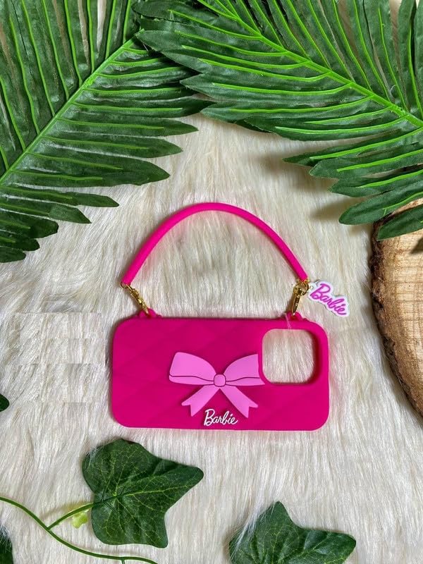 Image of COVERLY Luxury Sling Bag Doll Bow Phone Case Cover for iPhone 15 Pro Max Handbag Purse Doll Case with Strap,Wallet Phone Chain Cover | Fashion iPhone 15 Pro Max Case | Stylish iPhone 15 Pro Max Case
