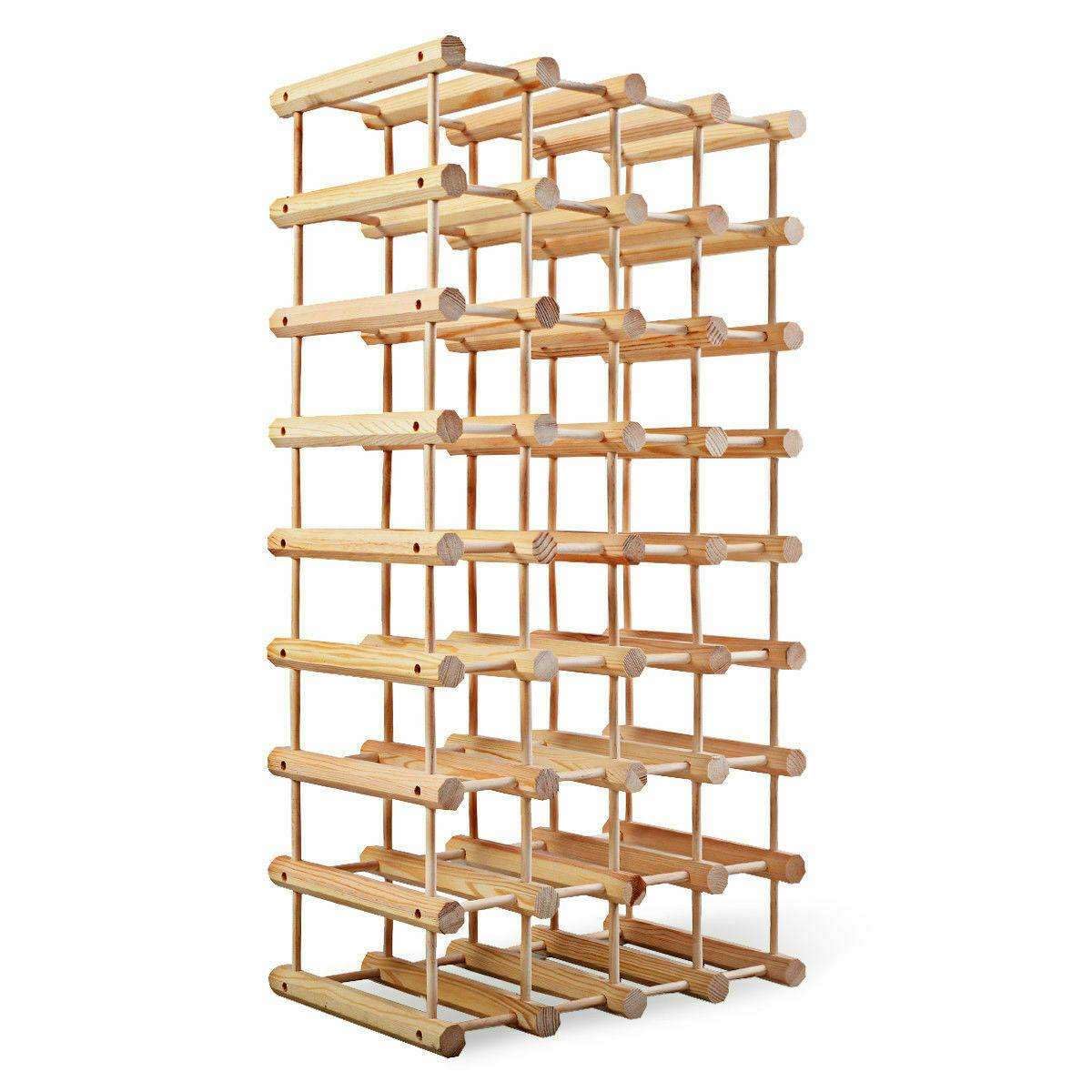 Attorner 40 Bottle Wood Wine Rack 5 Tier Storage Shelves Display Kitchen Wine rack Wine racks Wine cet Wine storage Wine rack cet Liquor rack