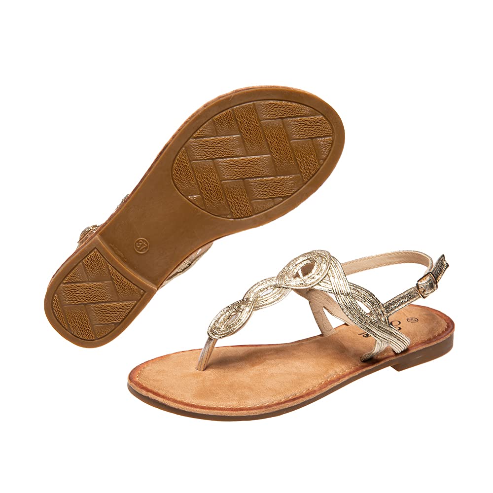 JOMIX Sandali Infradito Donna Estivi Bassi Comodi Eleganti