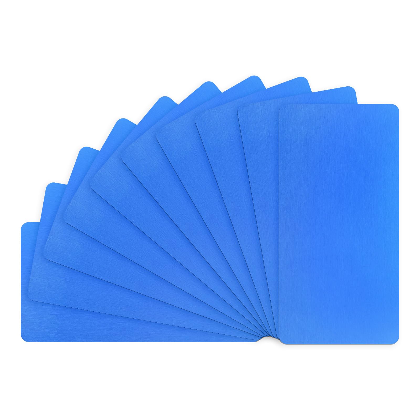 M METERXITY 10-Pack Metal Business Card Blanks