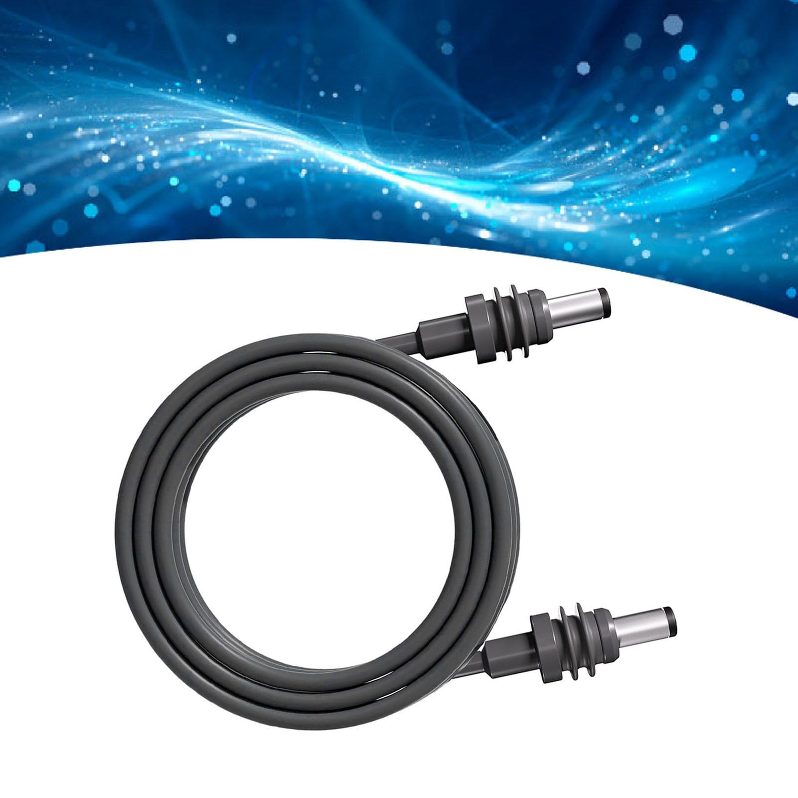 Aramox Cable de Alimentación CC de Repuesto para Antena Satelital, Mini Cable de Alimentación de Cobre para Exteriores de 75 Pies 18 AWG, Suministro Plug and Play Impermeable IP68 para Camiones,