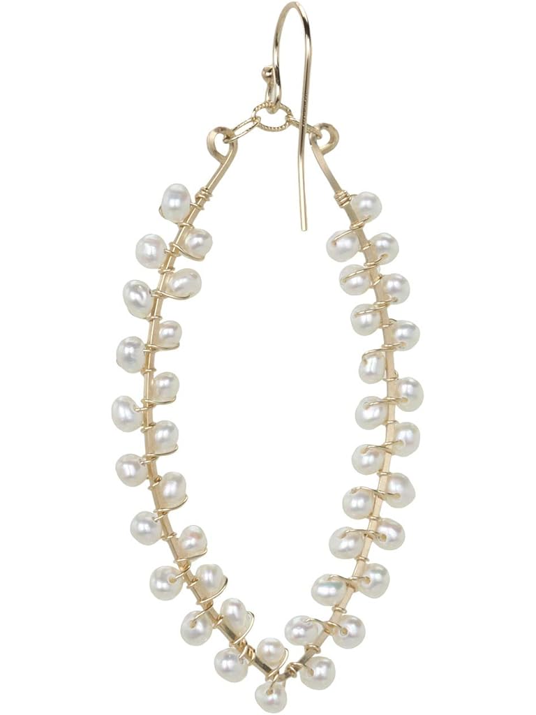 NUNU Beaded Marquee Drop Earring