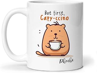 Kaffemugg personlig capy-ccino personlig mugg dekorationer keramiska muggar ny keramisk kopp för alla köksredskap kontor 330 ml