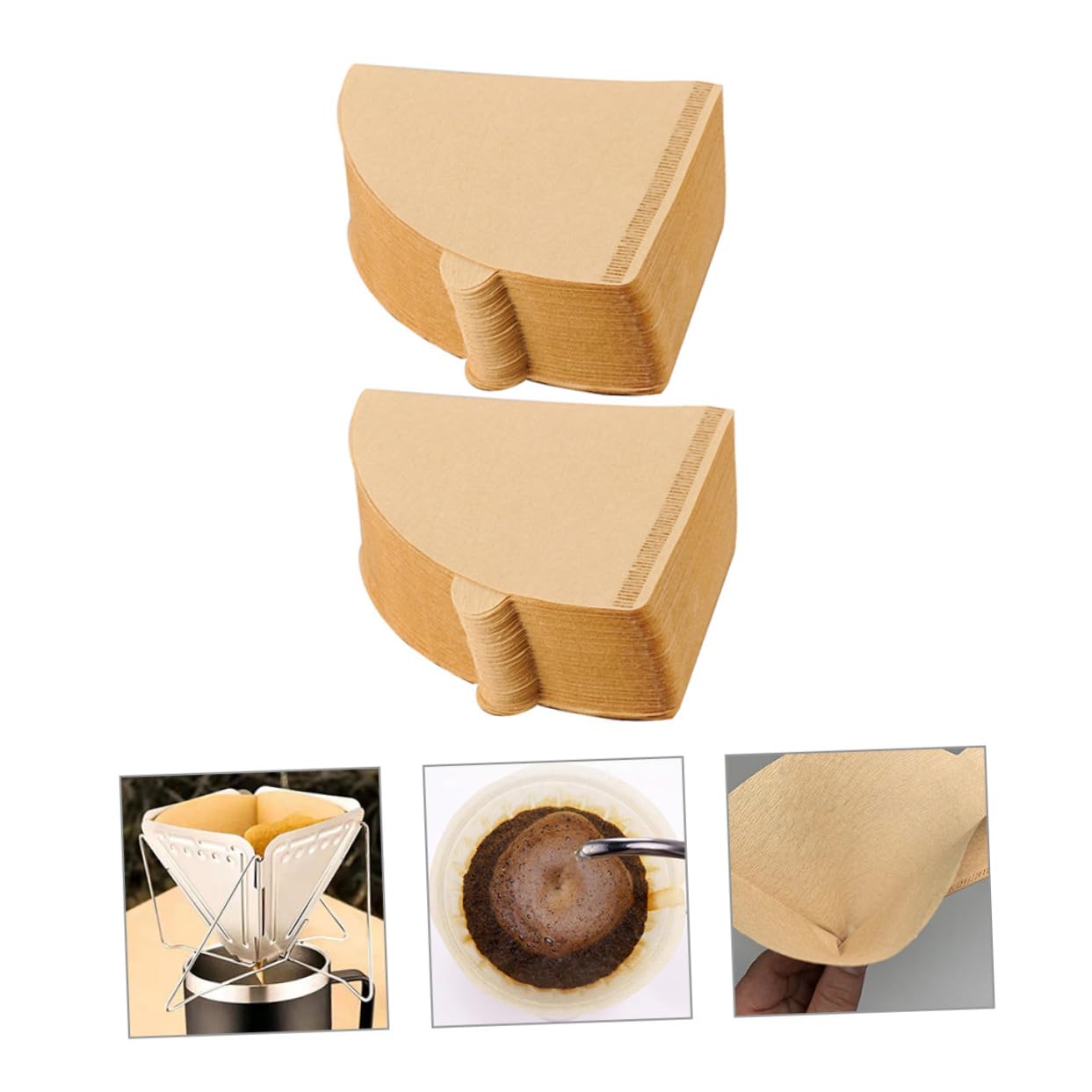 PRETYZOOM 5 Sätze Handgebrühtes Kaffeefilterpapier Disposable Coffee Filters Coffee Filter Paper Weiße Kaffeefilter Filter Für Kaffeekannen Bahnhof Aus Kaffeefilterpapier 200 Stück * 5