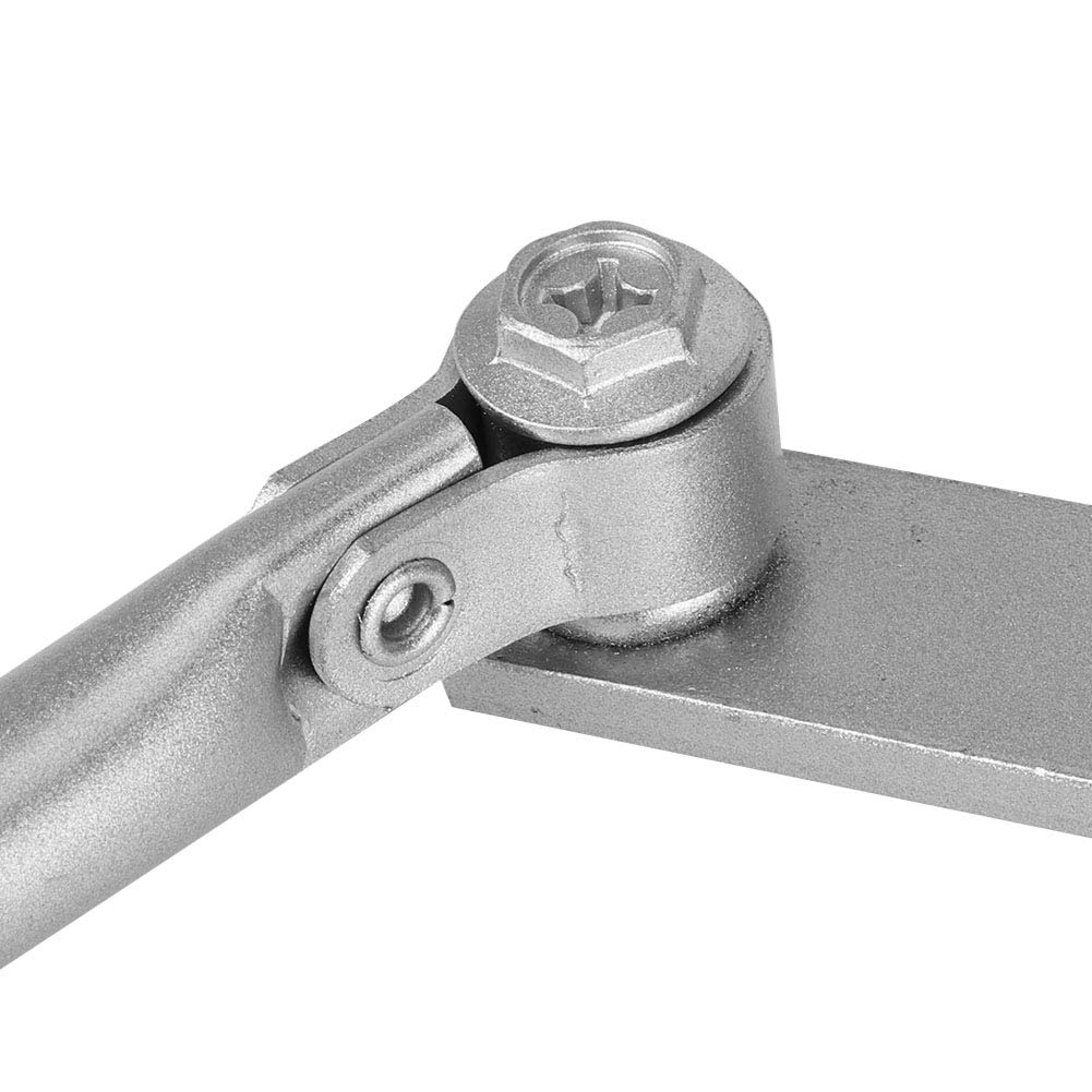 OVAQUIXI Heavy Duty Door Closer, Adjustable Hydraulic Spring, for 25-35kg Doors, 700-900mm, Silver, #-25 - Image 4