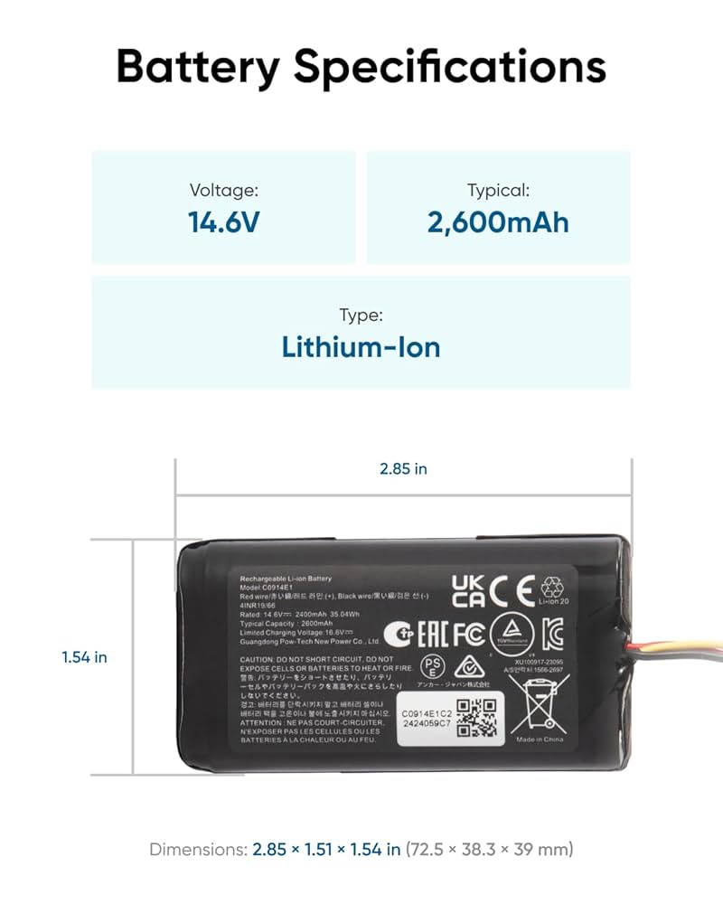 【バッテリー新品】eufy RoboVac G10 Hybrid Amazon.com: eufy Accessories Replacement Battery Pack