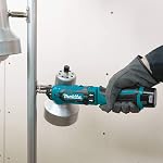 Makita 7.2V Li-Ion 1/4" Hex Drill-Driver Kit, 1.5Ah Batteries (2), Variable 2-Speed, Auto-Stop Clutch, Adjustable Handle, LED Job Light
