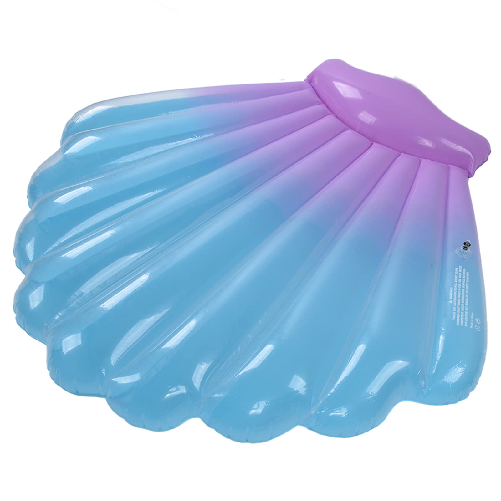 Pool Floating Bed, Inflatable Pool Lounger, PVC Shell Shaped Portable Pool Lounge Raft Water Floating Bed Summer Water Fun Toy for Indoor Outdoor Swimming Pools, Lakes, Seaside-image-45