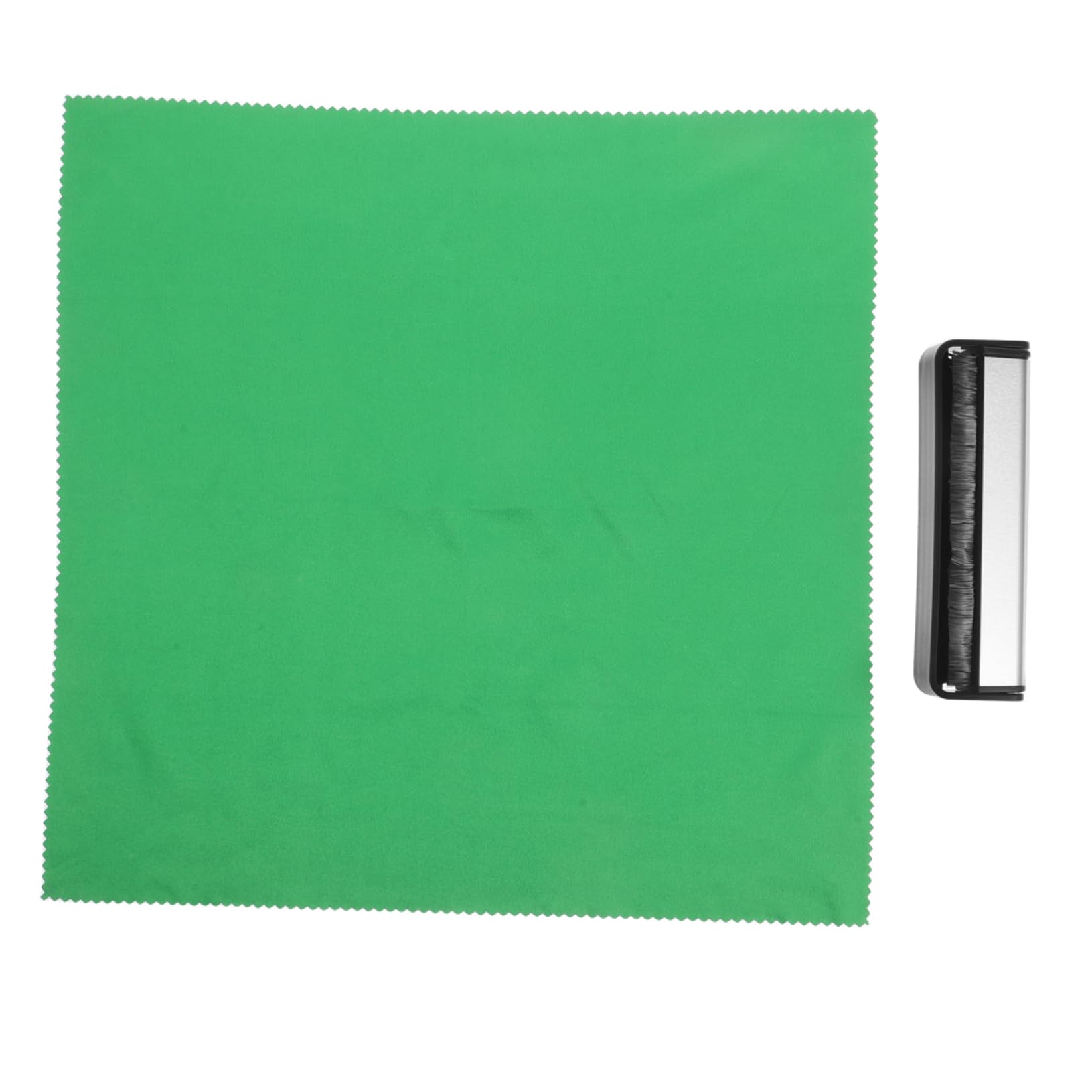 Sosoport 1set -static Vinyl Record Brush Cleaning Cloth for Turntable Care Cleaner Kit for Vinyl Records and Albums Lightweight and Portable