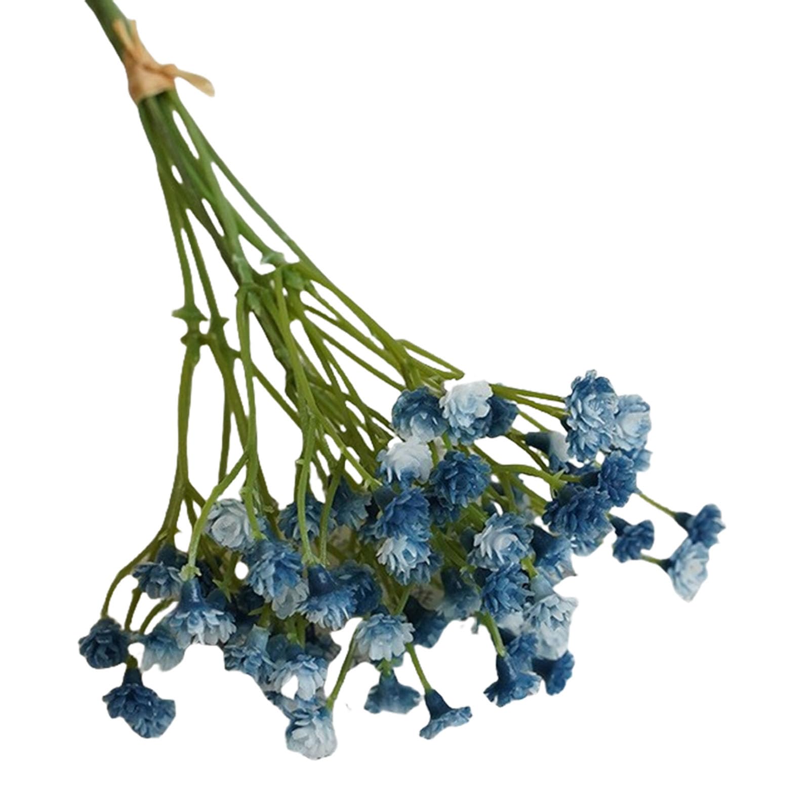 Msioytog 25Pcs Faux Gypsophila Wedding Bouquets Home Garden Decoration Realistic Touch PVC Flower Weather Resistant Low Maintenance Decors Wedding Bouquets Artificial Flower