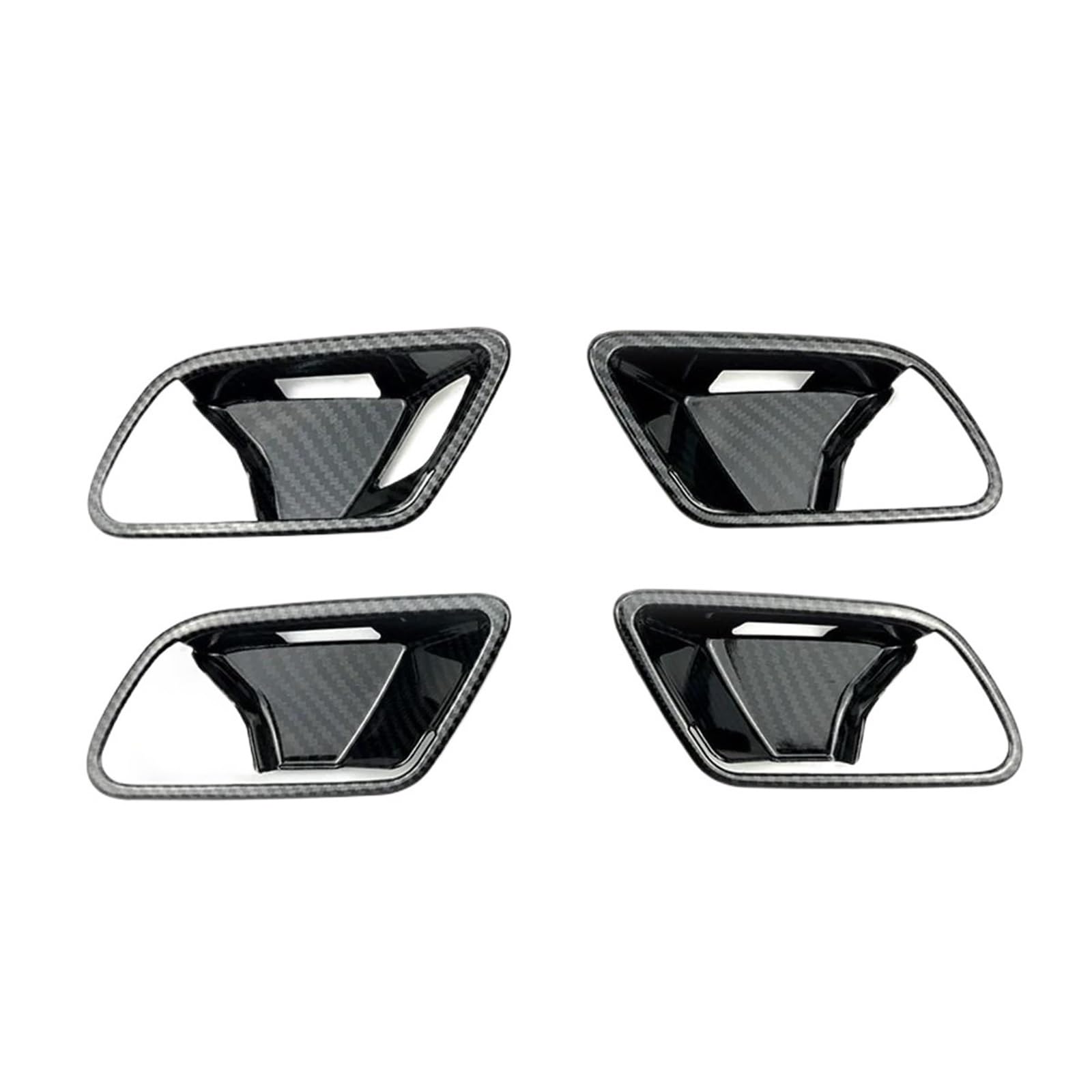 FHCBUTAE Interior Car Handle ABS Car Interior Door Handle Trim Strip for Mercedes for Benz A-Class CLA Class W177 C118(Black)