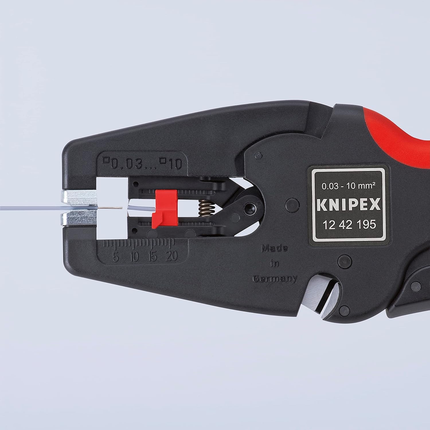 KNIPEX MultiStrip 10 Pinza spelacavi automatica in blister, 12 42 195 SB | 195 mm