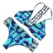 Baby Box Brazilian Vintage Triangle Swimwear Bikini Bandeau Push Up Bra Size S