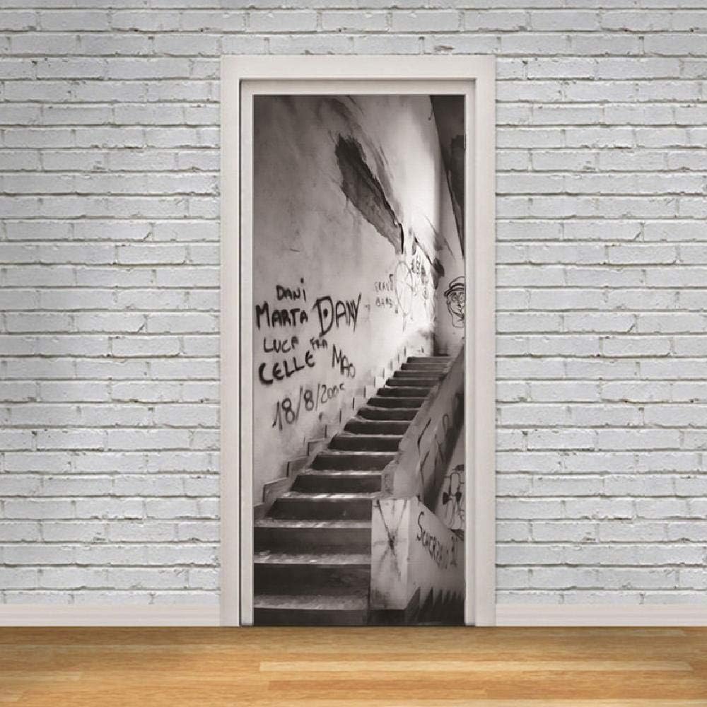 MAIYOUWENG 3D Door Art, Removable Door Decals, SelfAdhesive Door Mural