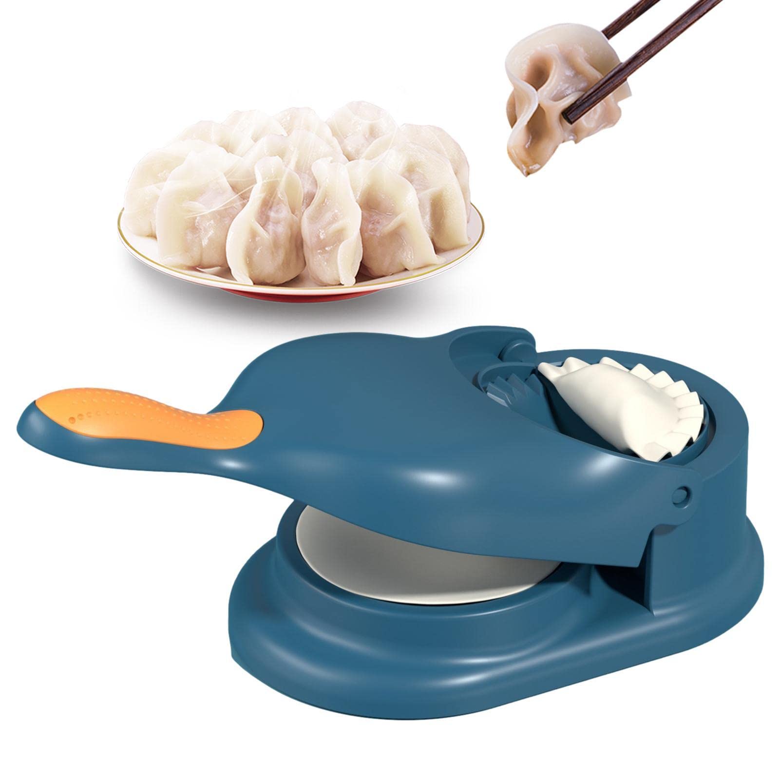 PW TOOLS 2 in 1 Dumpling Maker, Manual Dough Presser Dumpling Wrappers Press Wrapper, Kitchen Dumpling Baking Pastry Making Tool, for Pressing Dumpling Wrapper Mould