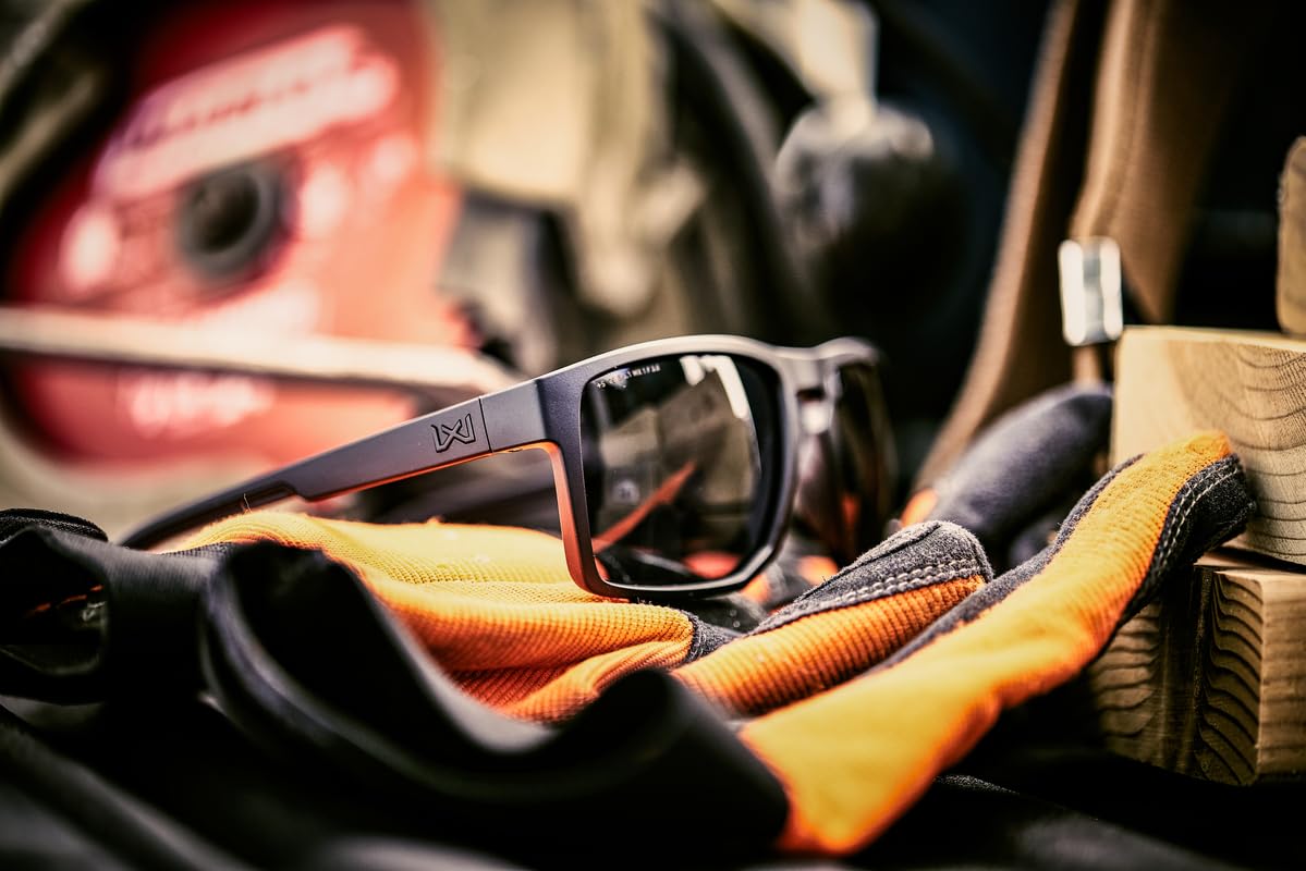 Wiley X WX Founder okulary przeciwsłoneczne ochronne dla mężczyzn nietłukące się ochrona oczu UV do walki, strzelania, urzekające szare soczewki, matowe czarne oprawki