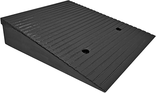 Electriduct Rampa de umbral de goma para montar de 6 pulgadas. Rampa de bordillo para exteriores para automóviles, bicicletas. Par necesario para