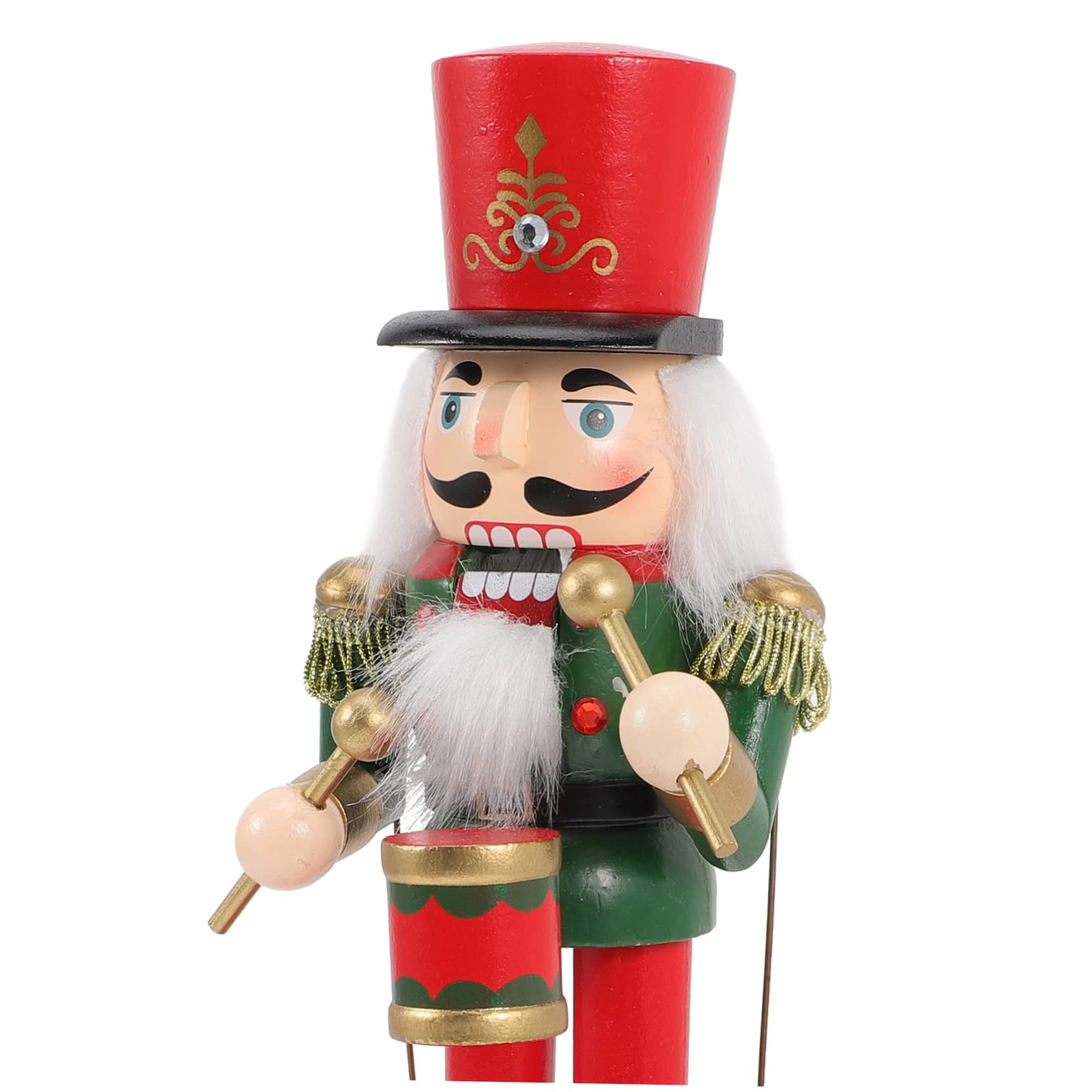 Ipetboom Carillon in Legno Schiaccianoci Natalizio Dipinto a Mano 32 Cm Musica, Decorazione Festiva per Casa, Ufficio e Scrivania, Bomboniera Regalo Natale