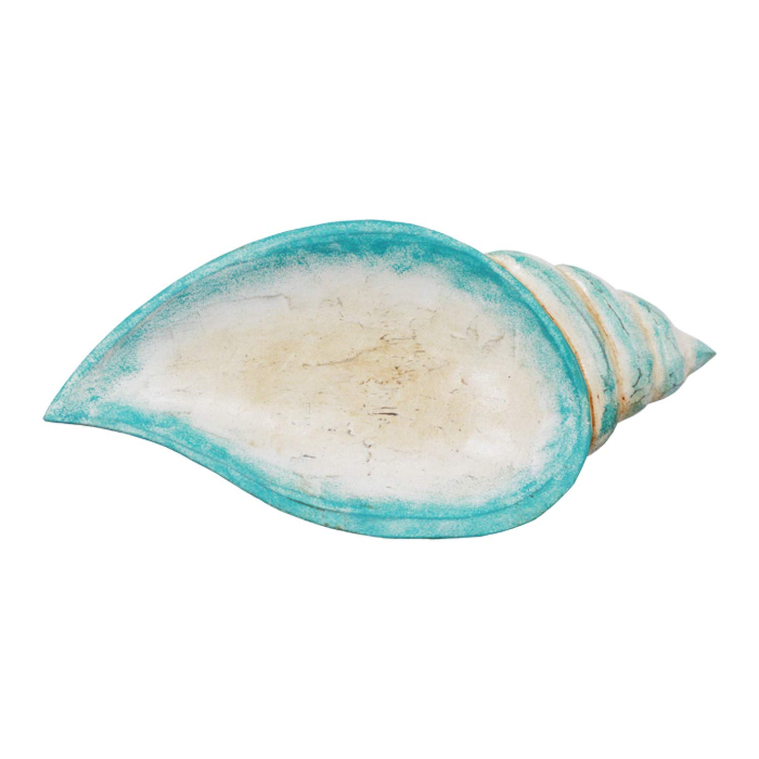 Beachcombers SS-BCS-20688 Wood Conch Shell Bowl