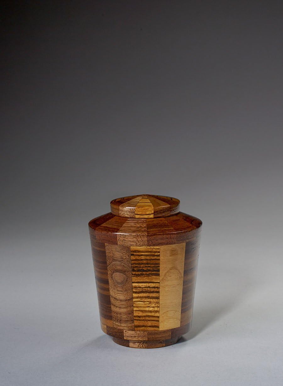 Keepsake Almighty Black Walnut and Zebrawood Wood Cremation