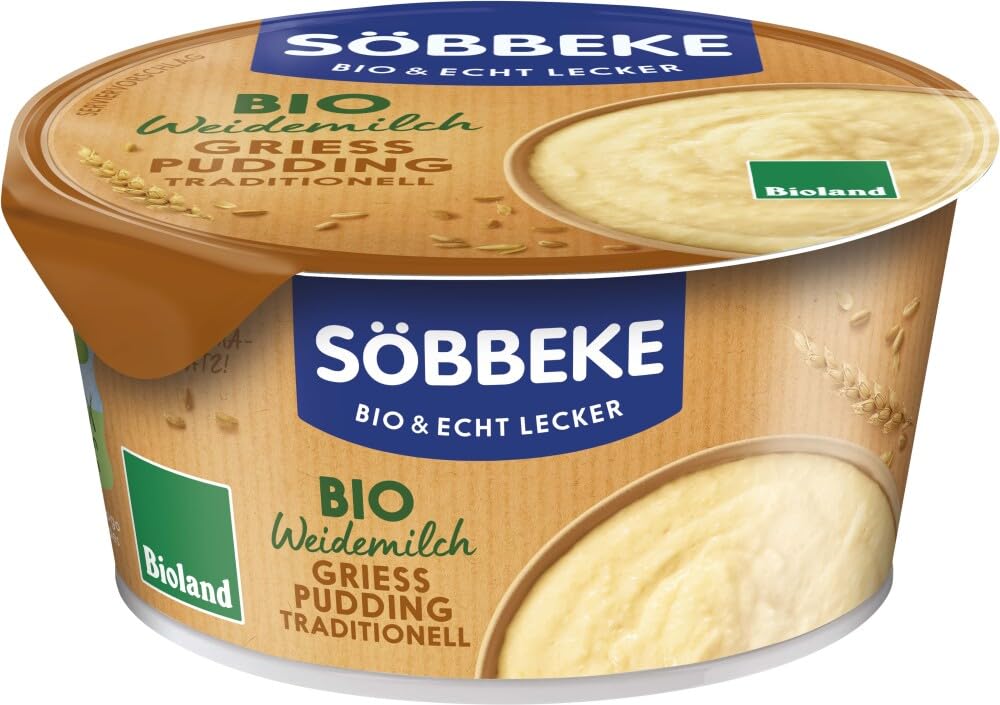 Bio Weidemilch Grießpudding Traditionell 6 x 150 g