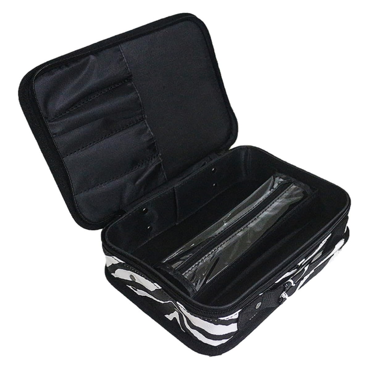 Toyvian Bolsa Organizadora Versátil de Tela Negra para Tijeras y Cortapelo, Diseño Estilizado para Peluqueros, Adecuado para Uso Personal y Almacenamiento de Accesorios de Peinado