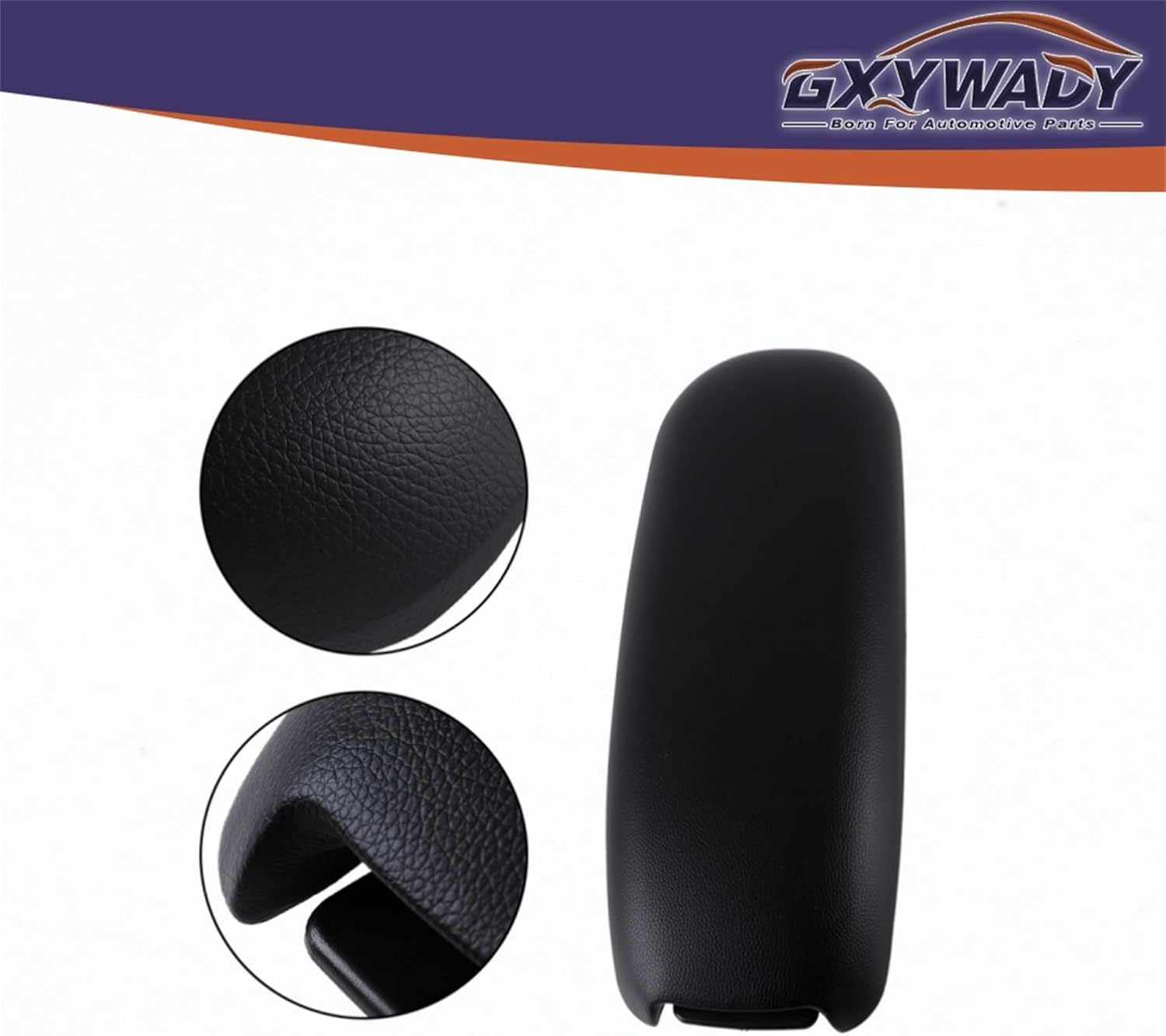 GXYWADY Center Console Lid Black Protector Interior Replacement for Blazer 1998 1999 2000 2001 2002 2003 2004 Armrest Cover Soft Cozy