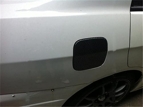 Miniatura 6 de Cubierta de puerta de gas combustible de fibra de carbono para 2004 2005-2007 Subaru Impreza WRX STi Negro