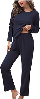 Conjuntos de moletom para meninas adolescentes ajuste relaxado crochê perna reta calça lisa conjunto de moletom juvenil 2023