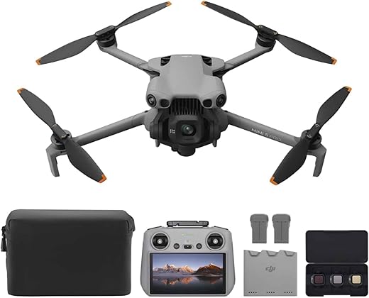 DJI Mini 5 Pro Fly More Combo Plus with DJI RC 2, Drone with Camera, 1-Inch CMOS, 4K Drone for Beginners, Obstacle Sensing, ActiveTrack 360°, 225° Gimbal Rotation, Extended Battery Life