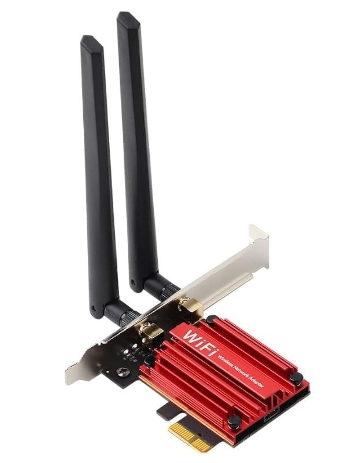 WiFi6 AX1800 WiFi PCI Express Adapter PCIe 1800Mbps Bluetooth 5.2 Wireless Network Card Dual Band Dual Antennas for PC Computer