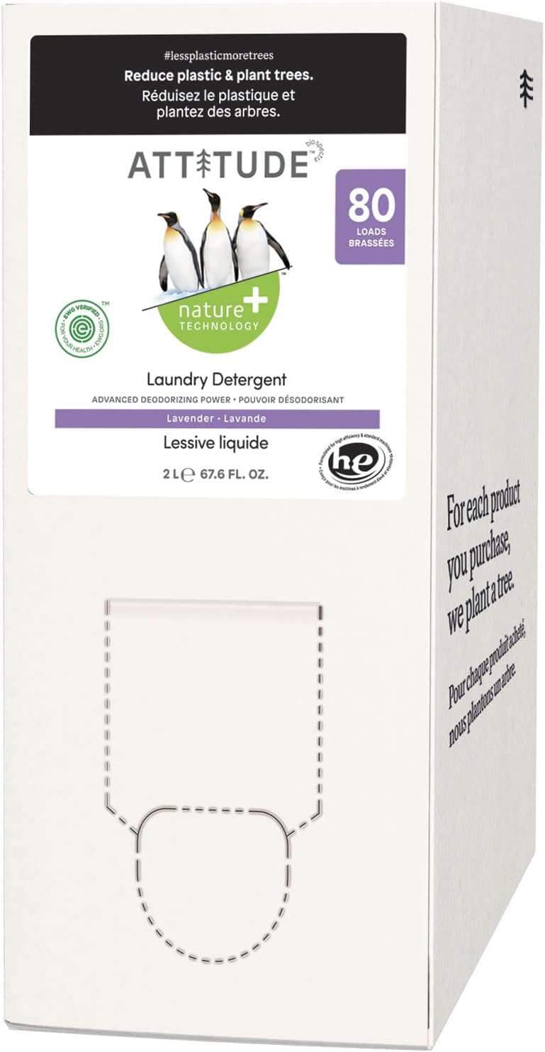 ATTITUDE Laundry Detergent, Plant and MineralBased Formula