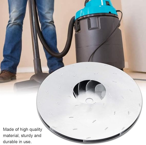 Pilipane Vacuum Cleaner Replacement Accessories, Rotating Fan Blades, Impeller Rotating Fan Impeller, Fan Blade Replacement Accessory for Vacuum(125mm), Household Aluminum Vacuum Cleaner Motor