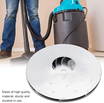 Pilipane Vacuum Cleaner Replacement Accessories, Rotating Fan Blades, Impeller Rotating Fan Impeller, Fan Blade Replacement Accessory for Vacuum(125mm), Household Aluminum Vacuum Cleaner Motor